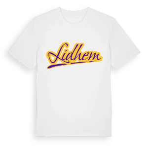 Lidhem baseball t-shirt – ekologisk bomull t-shirt från Pinshirt