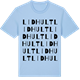 Blue Soul t-shirt med Lidhult ordlek t-shirt