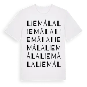 Liemåla ordlek t-shirt – ekologisk bomull t-shirt från Pinshirt