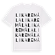 Likaremåla ordlek t-shirt