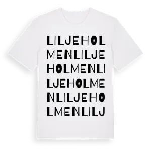 Liljeholmen ordlek t-shirt – ekologisk bomull t-shirt från Pinshirt