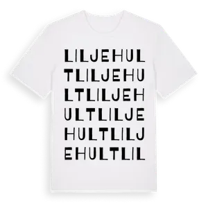 Liljehult ordlek t-shirt – ekologisk bomull t-shirt från Pinshirt