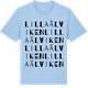 Blue Soul t-shirt med Lilla Älviken ordlek t-shirt
