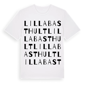 Lilla Basthult ordlek t-shirt – ekologisk bomull t-shirt från Pinshirt