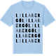 Blue Soul t-shirt med Lilla Bergö ordlek t-shirt
