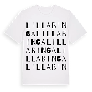 Lilla Binga ordlek t-shirt – ekologisk bomull t-shirt från Pinshirt