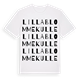 Lilla Blommekulle ordlek t-shirt