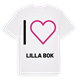 Jag älskar Lilla Bok t-shirt stort tryck