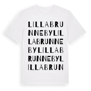 Lilla Brunneby ordlek t-shirt – ekologisk bomull t-shirt från Pinshirt