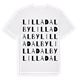 Lilla Dalby ordlek t-shirt