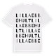 White t-shirt med Lilla Ebbehult ordlek t-shirt