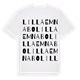 Lilla Emnabo ordlek t-shirt