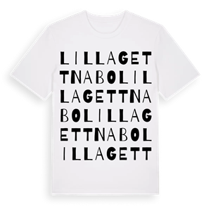 Lilla Gettnabo ordlek t-shirt – ekologisk bomull t-shirt från Pinshirt