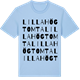 Blue Soul t-shirt med Lilla Högtomta ordlek t-shirt
