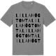 Mid Heather Gray t-shirt med Lilla Högtomta ordlek t-shirt