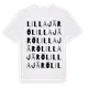 White t-shirt med Lilla Järö ordlek t-shirt