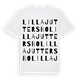 Lilla Juttersbo ordlek t-shirt