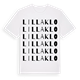 Lilla Klo ordlek t-shirt