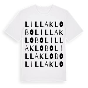 Lilla Klobo ordlek t-shirt – ekologisk bomull t-shirt från Pinshirt