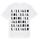 Lilla Klobo ordlek t-shirt
