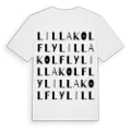 Lilla Kolfly ordlek t-shirt