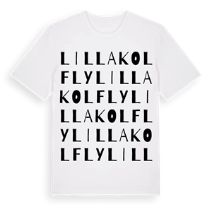 Lilla Kolfly ordlek t-shirt – ekologisk bomull t-shirt från Pinshirt