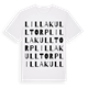 Lilla Kulltorp ordlek t-shirt