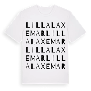 Lilla Laxemar ordlek t-shirt – ekologisk bomull t-shirt från Pinshirt