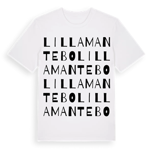 Lilla Mantebo ordlek t-shirt – ekologisk bomull t-shirt från Pinshirt