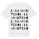 Lilla Mantebo ordlek t-shirt