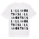 Lilla Mörtnäs ordlek t-shirt
