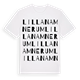 Lilla Namnerum ordlek t-shirt