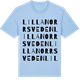 Blue Soul t-shirt med Lilla Norrsveden ordlek t-shirt