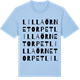 Blue Soul t-shirt med Lilla Örnetorpet ordlek t-shirt