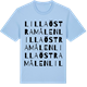 Blue Soul t-shirt med Lilla Östramålen ordlek t-shirt
