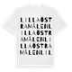 Lilla Östramålen ordlek t-shirt