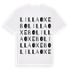 Lilla Oxebo ordlek t-shirt