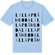Blue Soul t-shirt med Lilla Prämboda ordlek t-shirt
