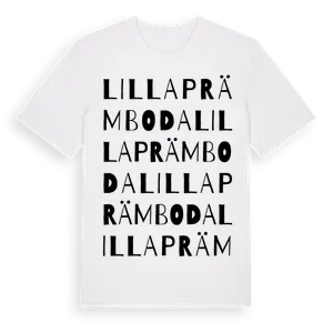 Lilla Prämboda ordlek t-shirt – ekologisk bomull t-shirt från Pinshirt