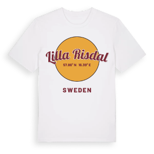 Lilla Risdal cirkel t-shirt – ekologisk bomull t-shirt från Pinshirt