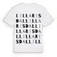 Lilla Risdal ordlek t-shirt