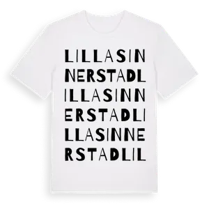 Lilla Sinnerstad ordlek t-shirt – ekologisk bomull t-shirt från Pinshirt
