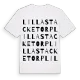 Lilla Stacketorp ordlek t-shirt