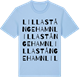 Blue Soul t-shirt med Lilla Stångehamn ordlek t-shirt