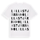 Lilla Stjärnamo ordlek t-shirt