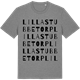 Mid Heather Gray t-shirt med Lilla Stubbetorp ordlek t-shirt