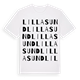 Lilla Sund ordlek t-shirt