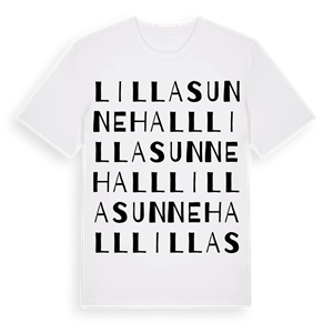 Lilla Sunnehall ordlek t-shirt – ekologisk bomull t-shirt från Pinshirt