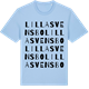 Blue Soul t-shirt med Lilla Svensbo ordlek t-shirt