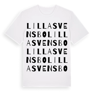 Lilla Svensbo ordlek t-shirt – ekologisk bomull t-shirt från Pinshirt